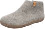 Tofvel Mula Wolvilt Sloffen Marbled Light Grey Grijs Wolvilt TF100042 - Thumbnail 3