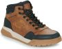 Tom Tailor Veterschoenen high top sneaker trekkingschoen met gevoerde schacht breedte g - Thumbnail 1