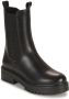 Tom Tailor Chelsea-boots blokhak chunky boots enkellaars met twee aantrekloopjes - Thumbnail 1