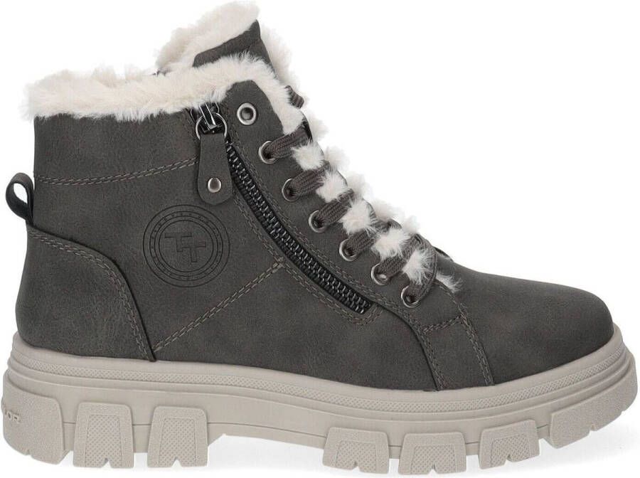 Tom Tailor Winterlaarzen Plateaulaarzen winterlaarzen met sierrits