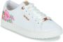 Tom Tailor Plateausneakers met kleurrijke bloemenprint vrijetijdsschoen lage schoen veterschoen - Thumbnail 1