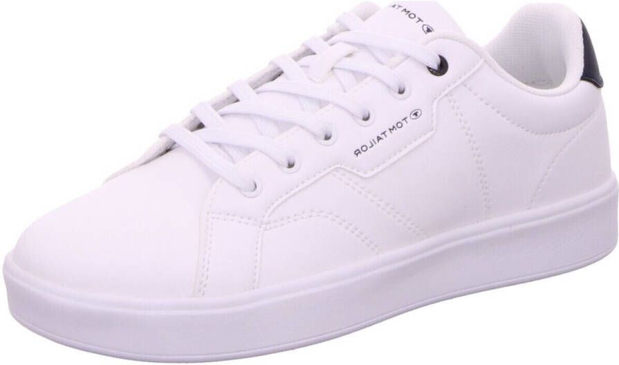 Tom Tailor Sneakers contrastaccent aan de hiel vrijetijdsschoen lage schoen veterschoen