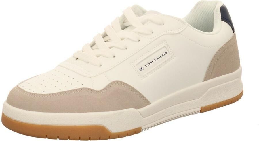 Tom Tailor Sneakers met sleehak vrijetijdsschoen lage schoen veterschoen met perforatie