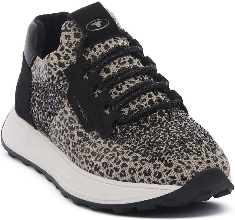 Tom Tailor Lage Sneakers 95901SANDBLACK - Foto 2