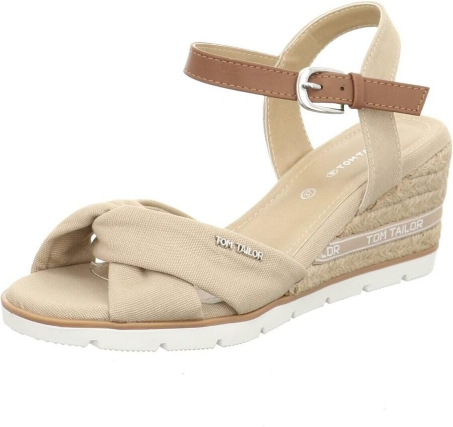 Tom Tailor Sandalen met sleehak SAND - Foto 2