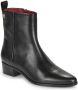 Tommy Hilfiger Laarsjes LOW COWBOY FLAT LEATHER basic blokhak zakelijke schoen in smalle vorm - Thumbnail 3
