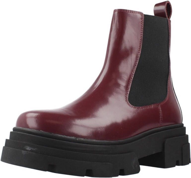 Tommy Hilfiger Enkellaarzen TH SHINY LEATHER CHELSEA
