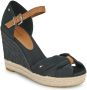 Tommy Hilfiger Wedges in zwart voor Dames Basic Opened Toe High Wedge - Thumbnail 3