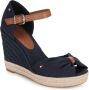 Tommy Hilfiger Espadrilles BASIC OPEN TOE HIGH WEDGE - Thumbnail 1