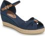 Tommy Hilfiger Sleehaksandaaltjes BASIC OPEN TOE MID WEDGE - Thumbnail 1