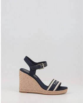 Tommy Hilfiger Espadrilles MONO WEBBING HIGH WEDGE SANDAL