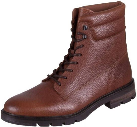 Tommy Hilfiger Winterlaarsjes WARM PADDED HILFIGER LTH BOOT met zacht verdikte rand