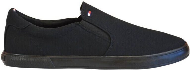 Tommy Hilfiger Slip-on sneakers ICONIC SLIP ON SNEAKER Slipper vrijetijdsschoen lage schoen met zij-stretchinzetten