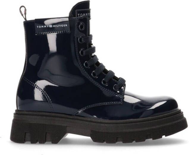 Tommy Hilfiger Laarzen Lace Up Bootie Blue