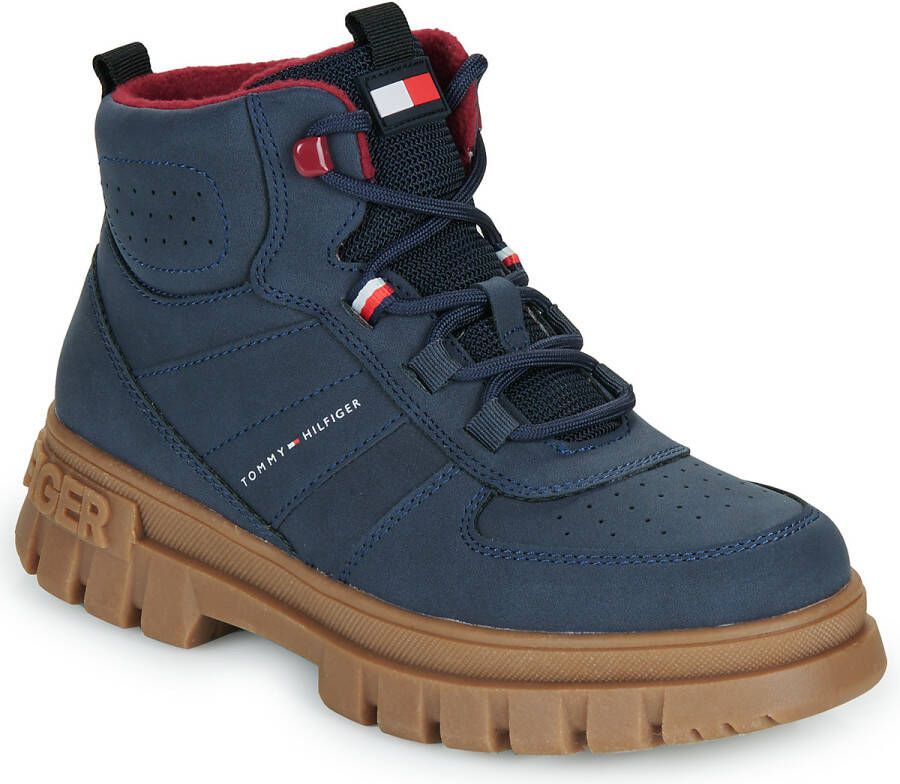 Tommy Hilfiger veterboots donkerblauw - Foto 2