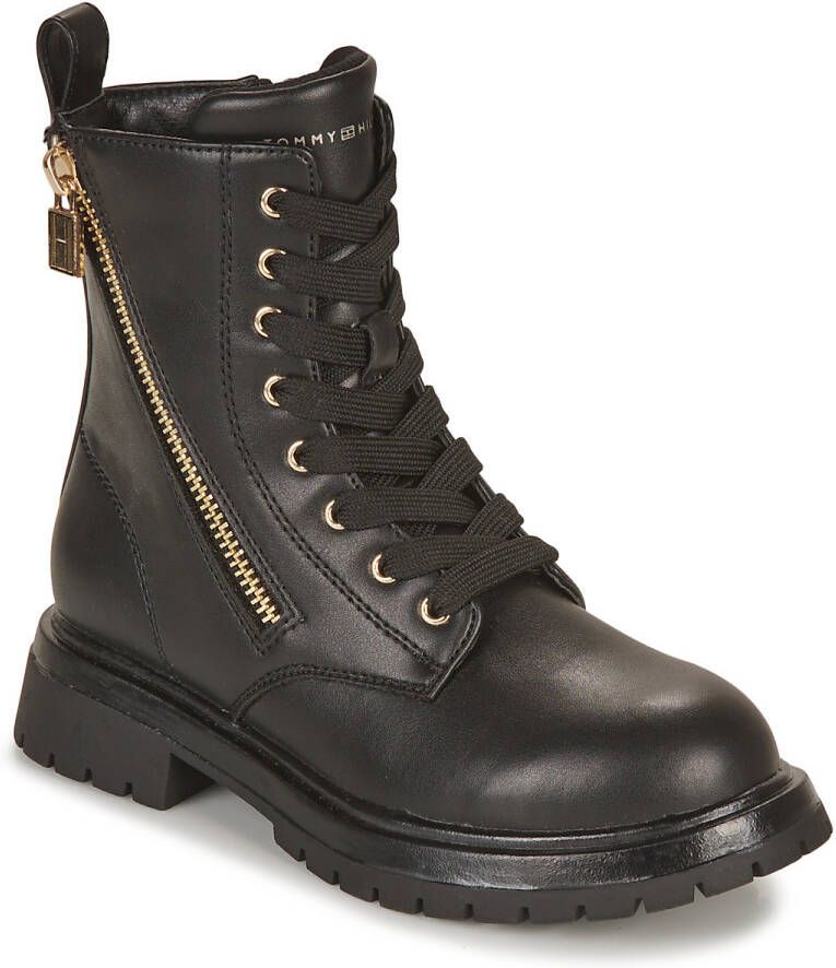 Tommy Hilfiger Ashlyn veterboots zwart Meisjes Imitatieleer 35 - Foto 4