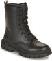 Tommy Hilfiger chunky veterboots zwart Meisjes Imitatieleer 35 - Thumbnail 2