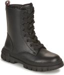 Tommy Hilfiger chunky veterboots zwart Meisjes Imitatieleer 37