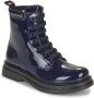 Tommy Hilfiger lak veterboots donkerblauw 28 | Enkelboot van - Thumbnail 2