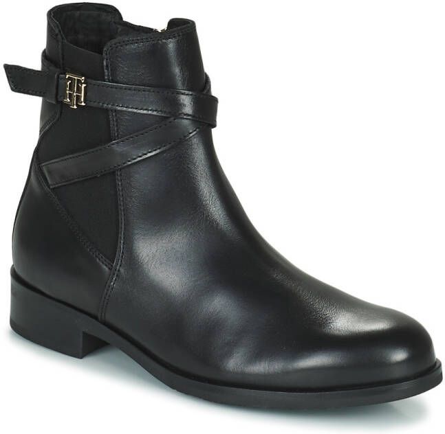 Tommy Hilfiger Laarzen TH HARDWARE ON BELT FLAT BOOT