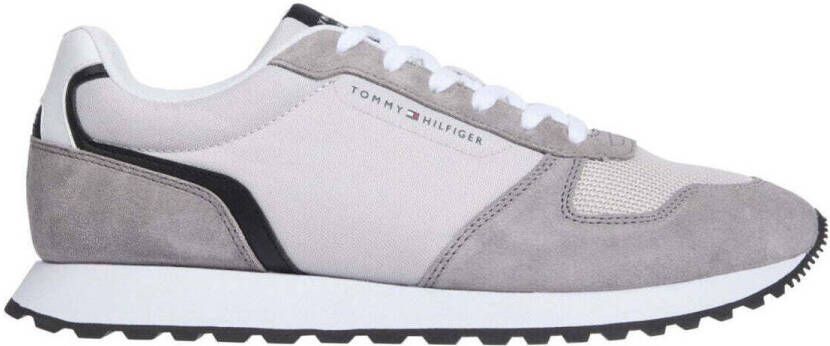 Tommy Hilfiger Plateausneakers NEW RUNNER EVA MIX vrijetijdsschoen lage schoen veterschoen met contrastafwerkingen