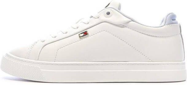 Tommy Hilfiger Plateausneakers SPORTY SNEAKER vrijetijdsschoen halfhoge schoen veterschoen met logovlaggen-embleem