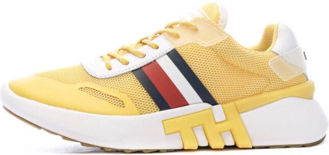 Tommy Hilfiger Sneakers in geel voor Dames Tommy Sporty Branded Runner