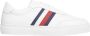 Tommy Hilfiger Premium Cupsole Mono Sneakers Leren Sneaker Heren Wit - Thumbnail 3