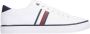 Tommy Hilfiger Strepen Mesh Vrijetijdssneakers Wit White Heren - Thumbnail 2