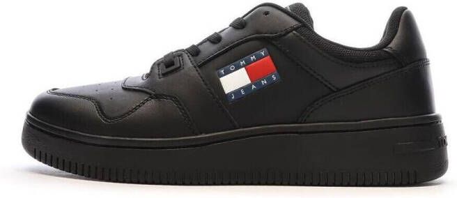TOMMY JEANS Plateausneakers TJW RETRO BASKET ESS vrijetijdsschoen lage schoen veterschoen met zijlogo-vlag - Foto 20