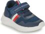 Tommy Hilfiger chunky sneakers donkerblauw Jongens Imitatieleer Logo 22 - Thumbnail 3