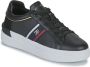 Tommy Hilfiger Sneakers met sleehak CORP WEBBING COURT SNEAKER met logo-embleem opzij - Thumbnail 2