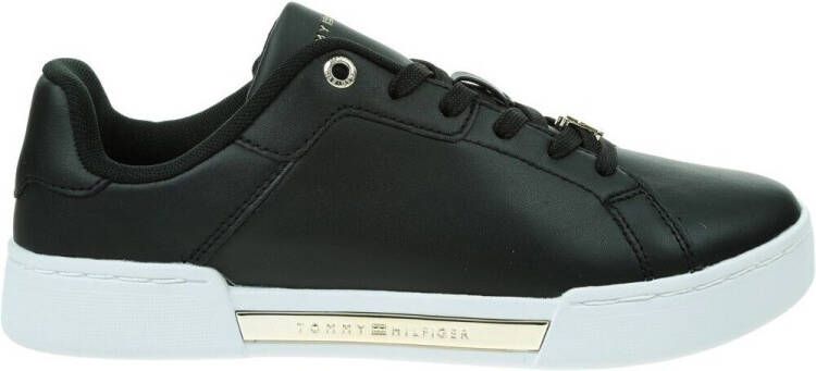 Tommy Hilfiger Sneakers COURT SNEAKER GOLDEN TH met goudkleurige details vrijetijdsschoen lage schoen veterschoen - Foto 3