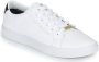 Tommy Hilfiger Metallic Back Lace-up Sneakers Wit Vrouw - Thumbnail 4