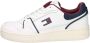Tommy Hilfiger Witte Leren Heren Sneaker - Thumbnail 2