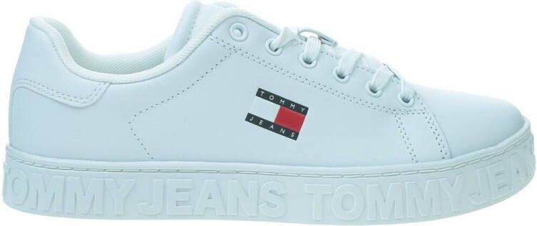 TOMMY JEANS Plateausneakers TJW LOGO OUTSOLE SNEAKER ESS vrijetijdsschoen lage schoen veterschoen met zijlogo-vlag - Foto 6