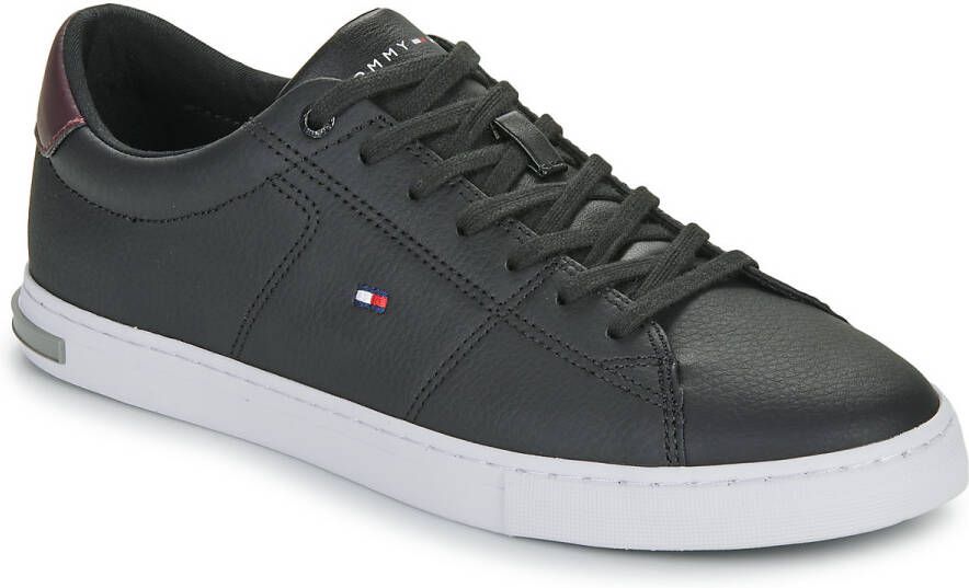 Tommy Hilfiger Sneakers ESSENTIAL LEATHER DETAIL VUL vrijetijdsschoen halfschoen veterschoen met gepolsterde schacht - Foto 2