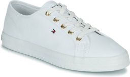 Tommy Hilfiger Sneakers ESSENTIAL NAUTICAL SNEAKER vrijetijdsschoen halfhoge schoen veterschoen met goudkleurige oogjes