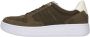 Tommy Hilfiger Sneakers in groen voor Heren Basket Cupsole Mix Textile - Thumbnail 1