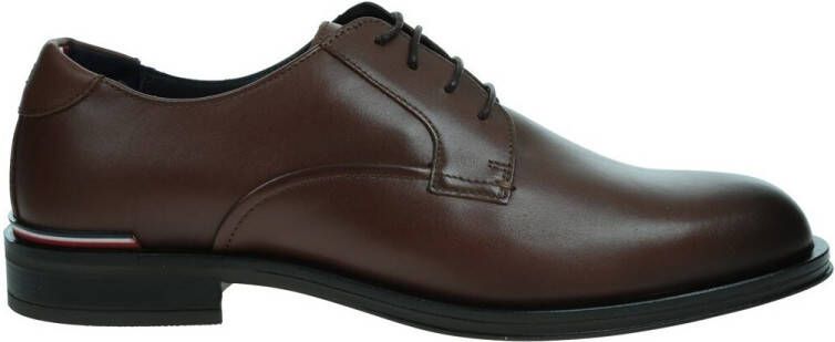 Tommy Hilfiger Veterschoenen CORE RWB HILFIGER LTH SHOE in smalle vorm vrijetijdsschoen lage schoen veterschoen - Foto 2