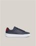 Tommy Hilfiger Plateausneakers TH COURT LEATHER GRAIN ESS vrijetijdsschoen halfschoen veterschoen met logo-opdruk - Thumbnail 3