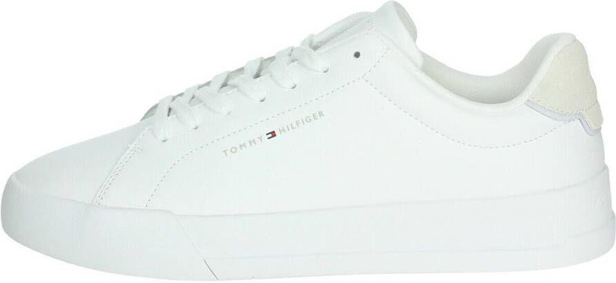 Tommy Hilfiger Sneakers TH COURT LTH DETAIL ESS vrijetijdsschoen lage schoen veterschoen met zijlijk logo-opdruk - Foto 5