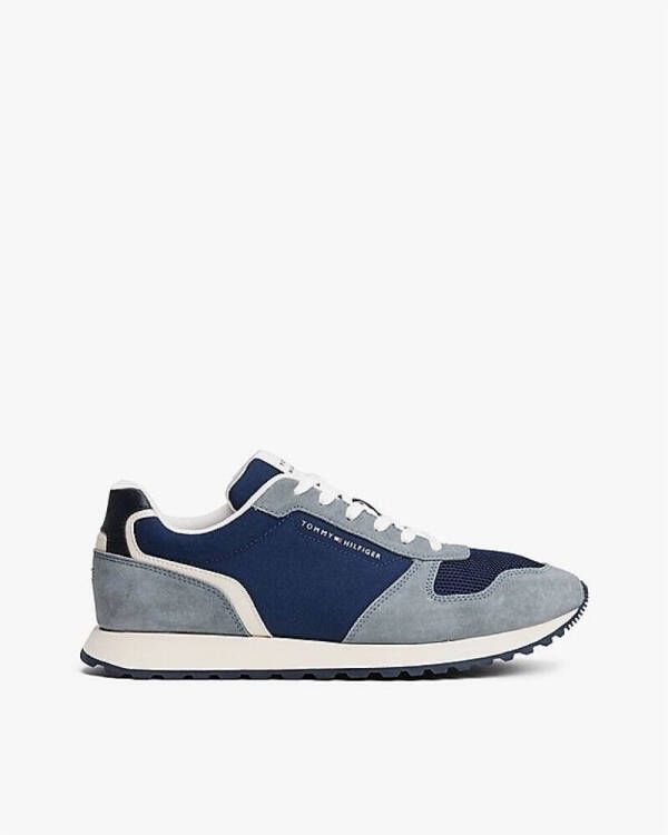 Tommy Hilfiger Plateausneakers NEW RUNNER EVA MIX vrijetijdsschoen lage schoen veterschoen met contrastafwerkingen