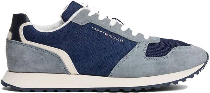 Tommy Hilfiger Plateausneakers NEW RUNNER EVA MIX vrijetijdsschoen lage schoen veterschoen met contrastafwerkingen