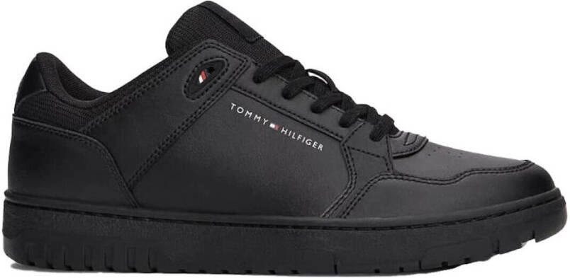 Tommy Hilfiger Sneakers TH BASKET CORE LITE LTH MIX vrijetijdsschoen lage schoen veterschoen met logo-opdruk