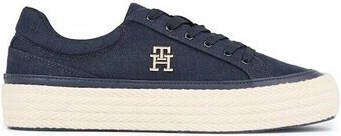 Tommy Hilfiger Plateausneakers VULC SNEAKER LINNEN met gepolsterde schaprand vrijetijdsschoen lage schoen veterschoen - Foto 2