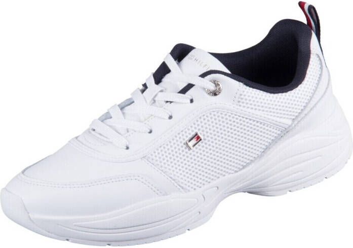 Tommy Hilfiger FW0FW07818 Chunky Runner Damestrainers 0K5-Wit-Ruimte-Blauw - Foto 3