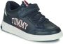 Tommy Hilfiger Slip-on sneakers LOW CUT LACE-UP VELCRO SNEAKER met logo-opschrift opzij - Thumbnail 4