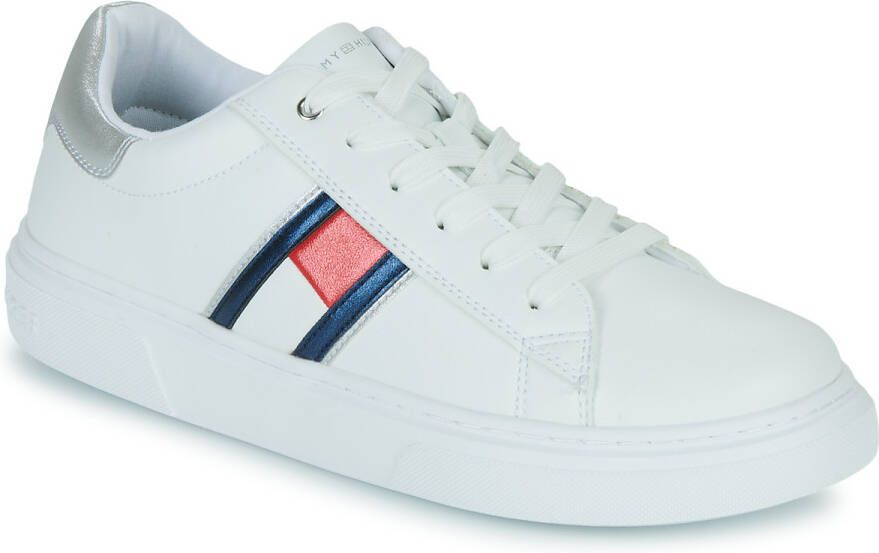 Tommy Hilfiger Sneakers FLAG LOW CUT LACE-UP SNEAKER met een ritssluiting
