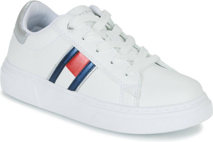 Tommy Hilfiger Sneakers FLAG LOW CUT LACE-UP SNEAKER met een ritssluiting